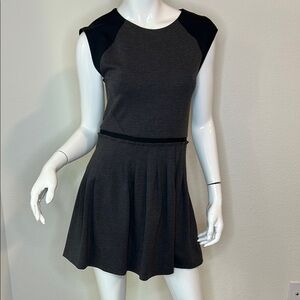 Rebecca Taylor Black Sleeveless Summer Fit and Flare Dress Size 2